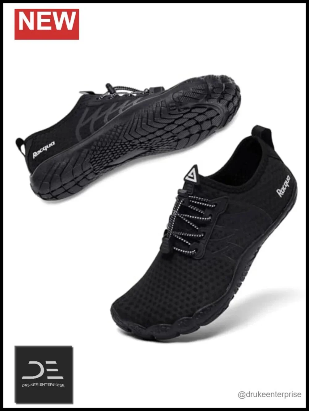 Quick-Dry Water Shoes Lightweight Breathable Beach Pool Barefoot Aqua Shoes